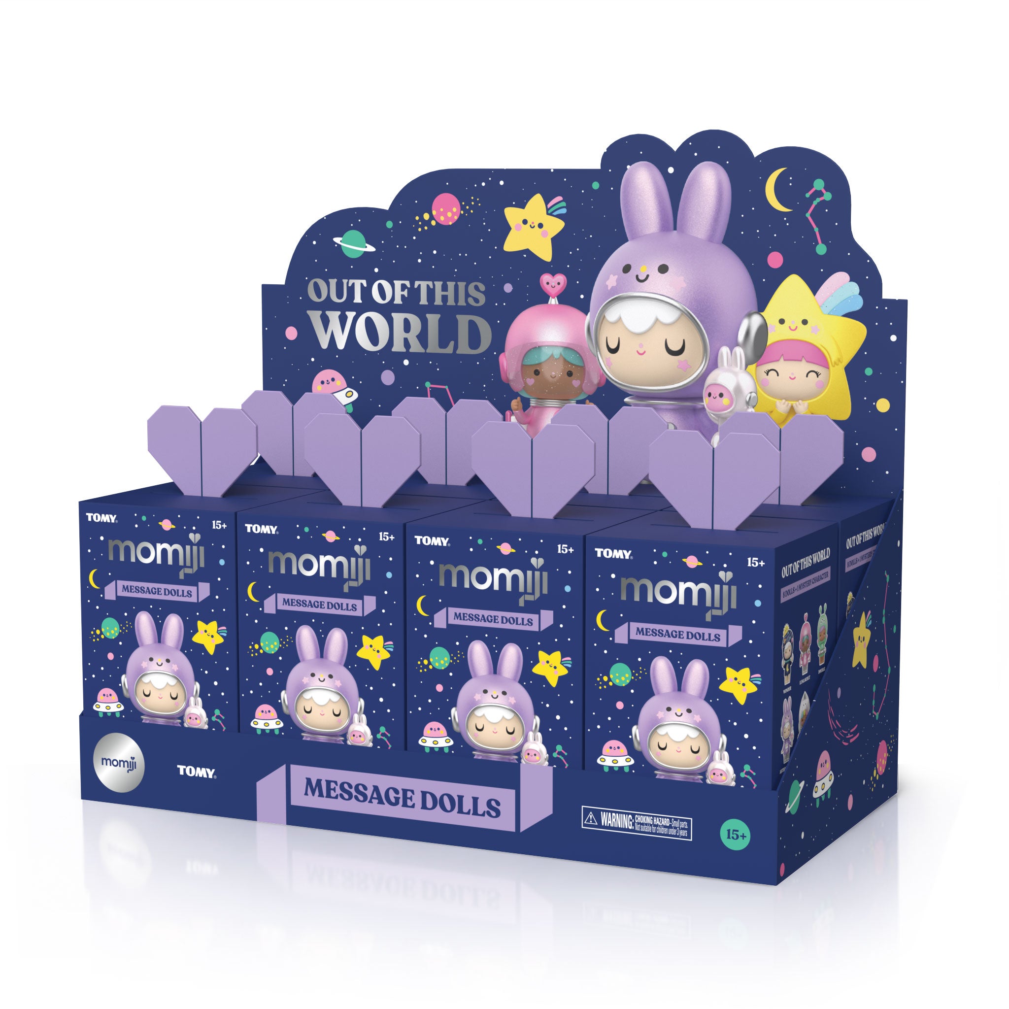 Out of This World Momiji message dolls — the whole set of kawaii vinyl collectible dolls