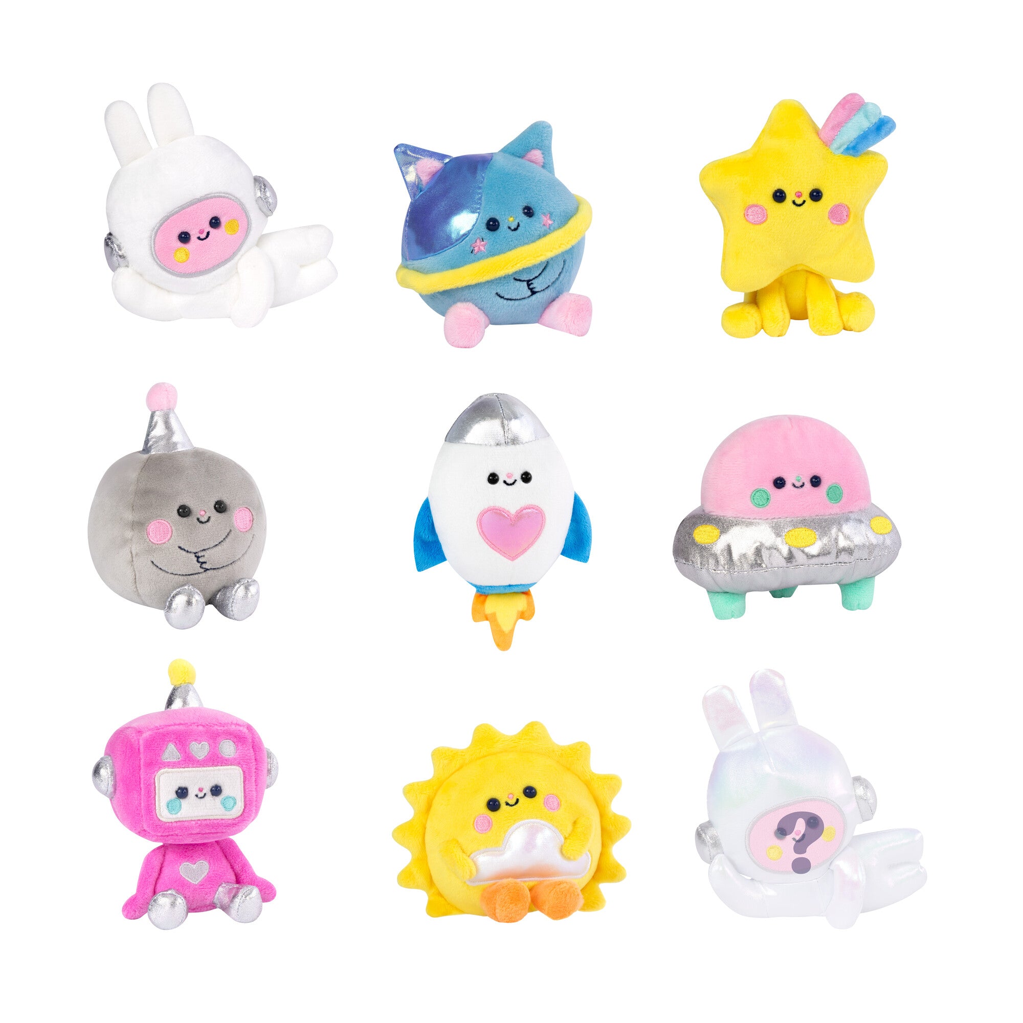 Out of This World Momiji plushies — the whole crew of kawaii collectible plush dolls