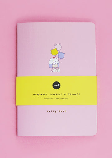 HAPPY DAYS NOTEBOOK GIFTS UNDER £15 / €15 Momiji-uk
