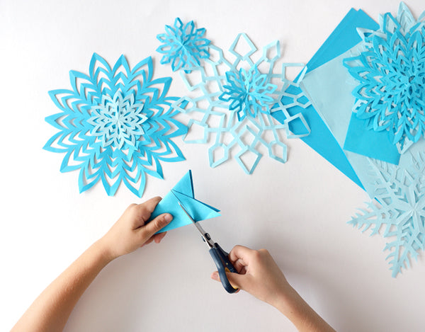 A snowy paper project