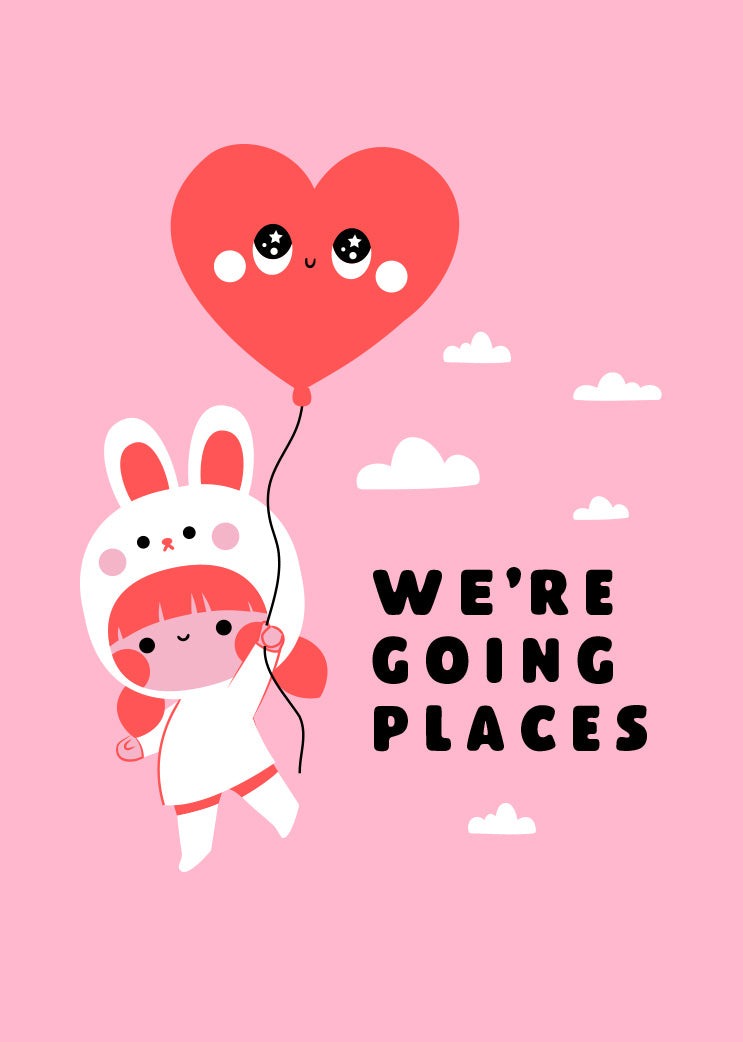 Load image into Gallery viewer, BUNNY &amp; BALLOON T-SHIRT
