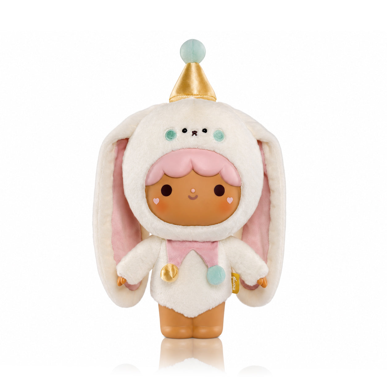 Bonbon Butterkins Momiji doll with pink hair, pastel bunny outfit, magnetic hat, and gift box; collectible character. — Momiji doll