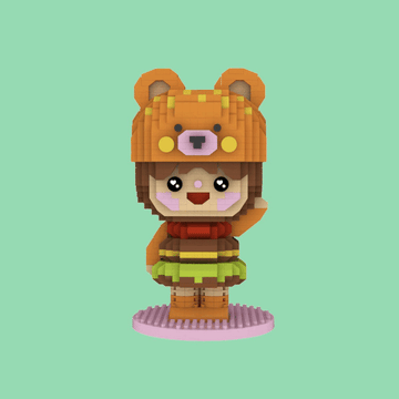 Burger Bear mini-bricks gif