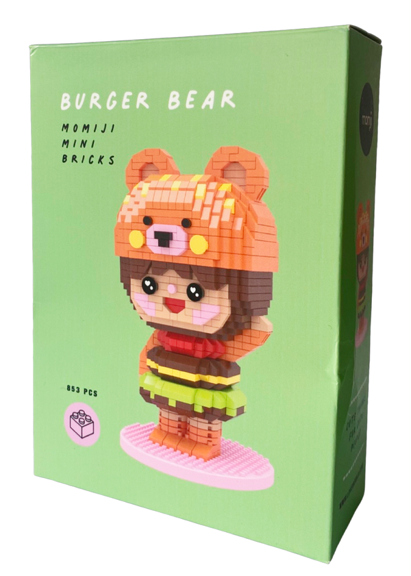 Burger Bear mini-bricks gift box
