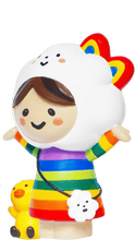 Load image into Gallery viewer, Miss Rainbow &amp; Chicky
