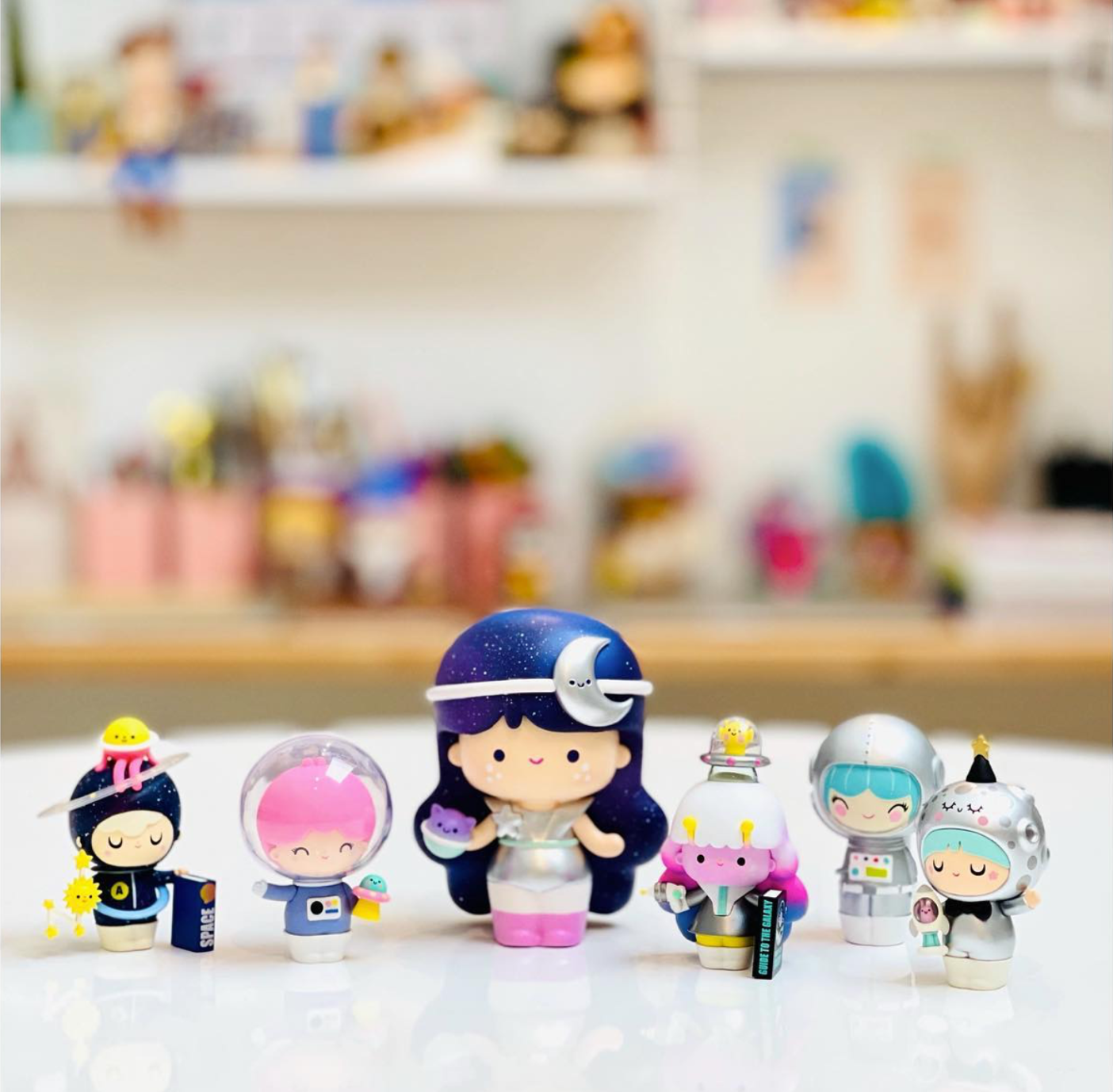 Electra 12cm Momiji doll: vibrant space-themed collectible with cosmic details, kawaii charm, and hidden secret message. — Momiji doll